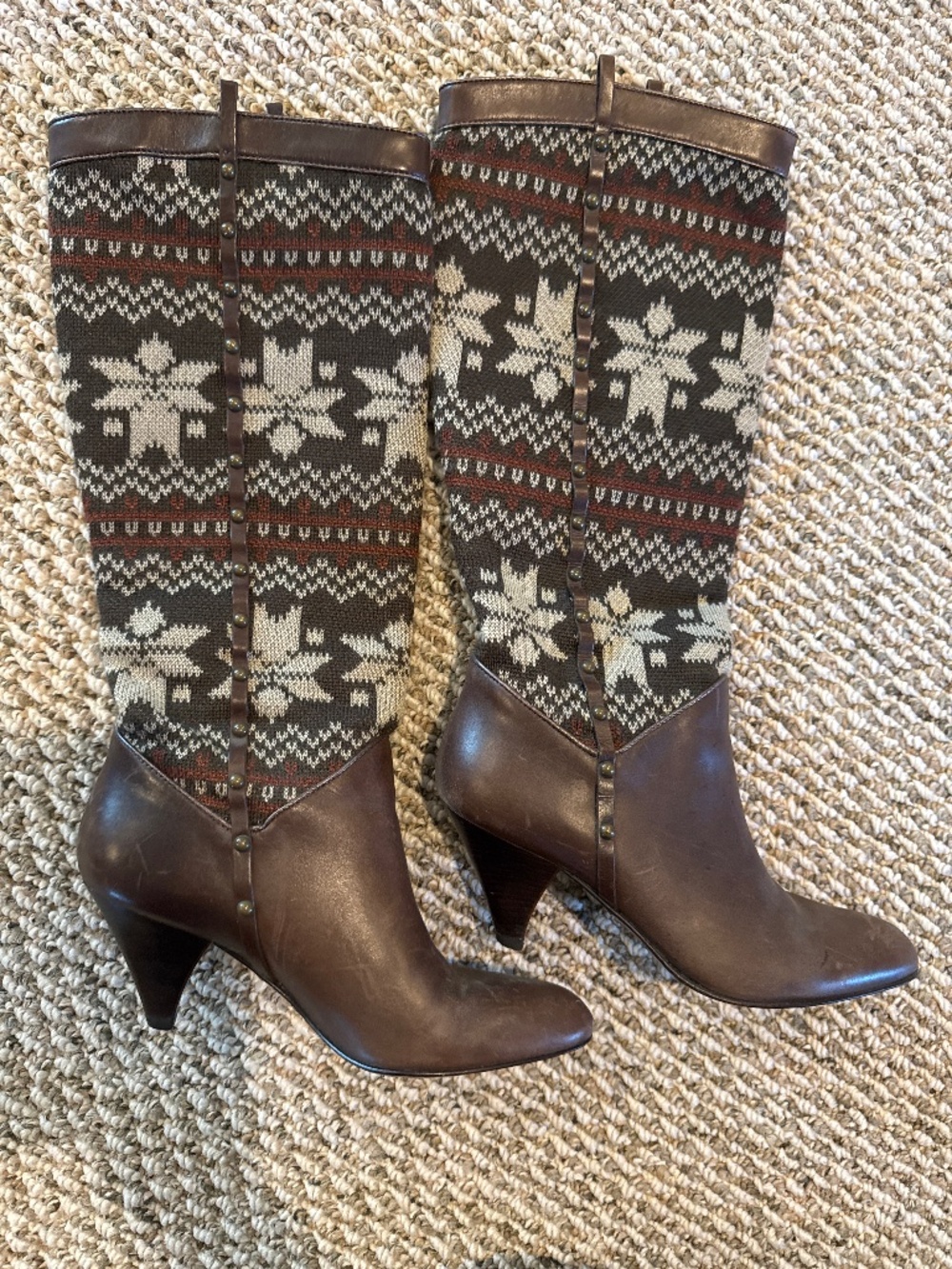 Cole Haan tall brown boots